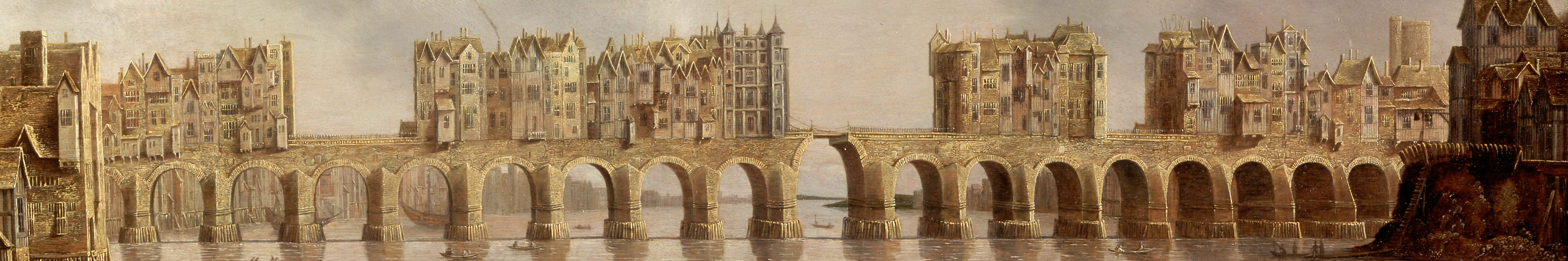 Claude de Jongh, View of London Bridge, c. 1632